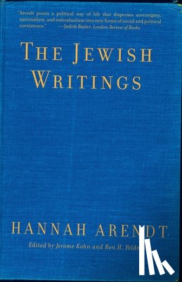 Arendt, Hannah - The Jewish Writings