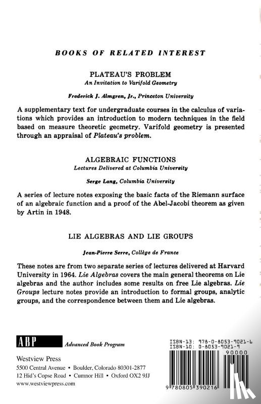 Spivak, Michael - Calculus On Manifolds