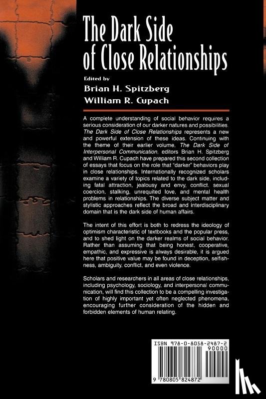  - The Dark Side of Close Relationships