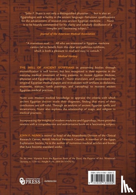 Nunn, John F. - Ancient Egyptian Medicine