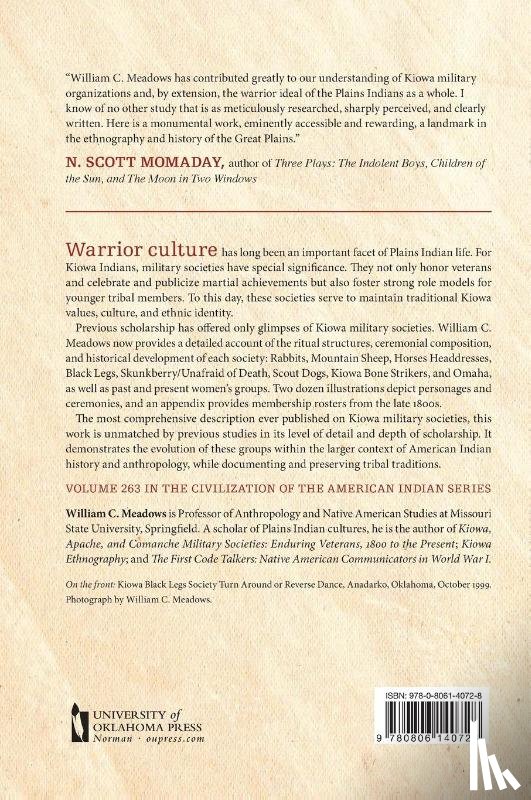 Meadows, William C. - Kiowa Military Societies