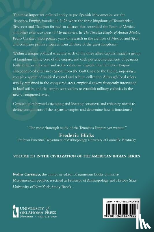 Carrasco, Pedro - The Tenochca Empire of Ancient Mexico