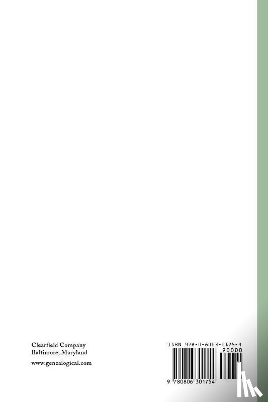 Heinemann, Charles Brunk - First Census of Kentucky, 1790