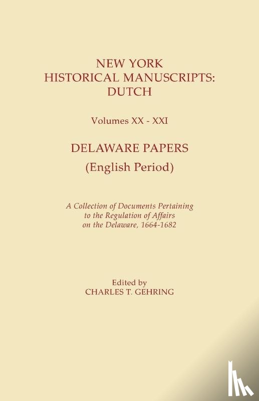 Gehring - New York Historical Manuscripts