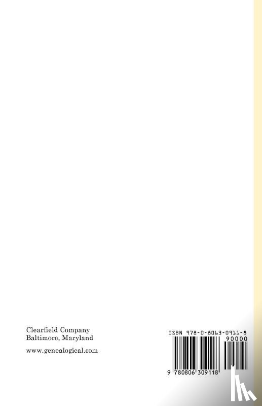 Virginia - Genealogies of Virginia Families from The Virginia Magazine of History and Biography. In Five Volumes. Volume I