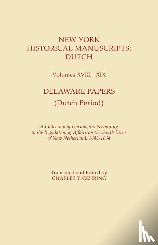 Gehring - New York Historical Manuscripts