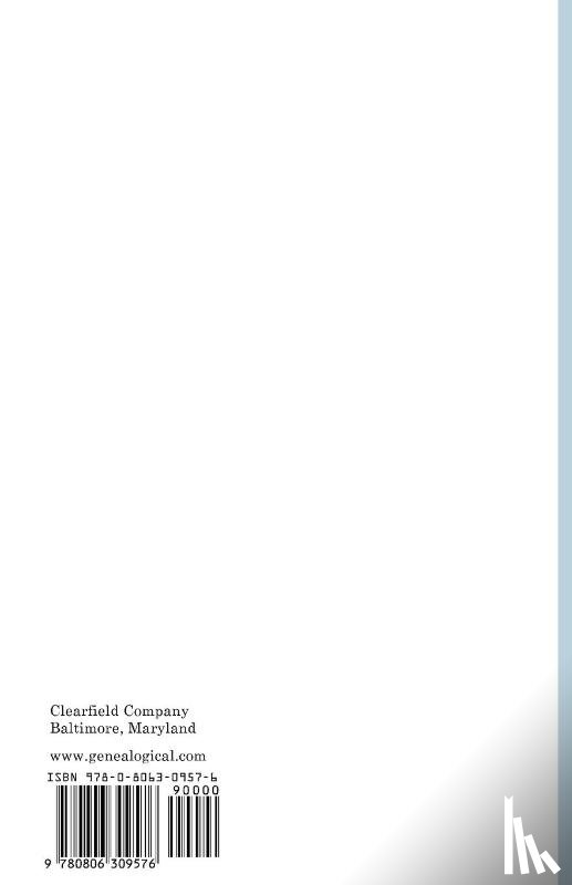 Virginia - Genealogies of Virginia Families from the William and Mary College Quarterly Historical Magazine. In Five Volumes. Volume II
