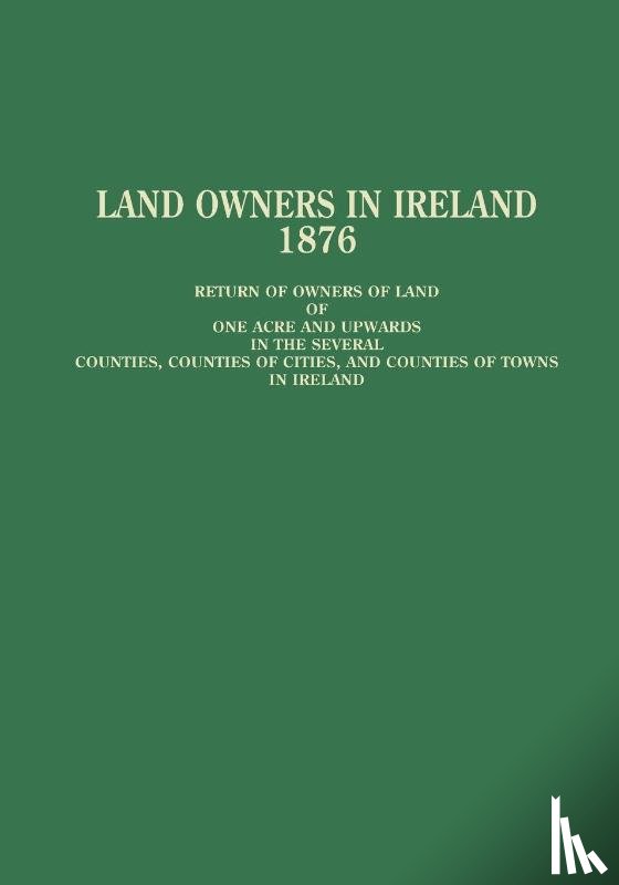 Frye, Wilbur W. - Land Owners in Ireland