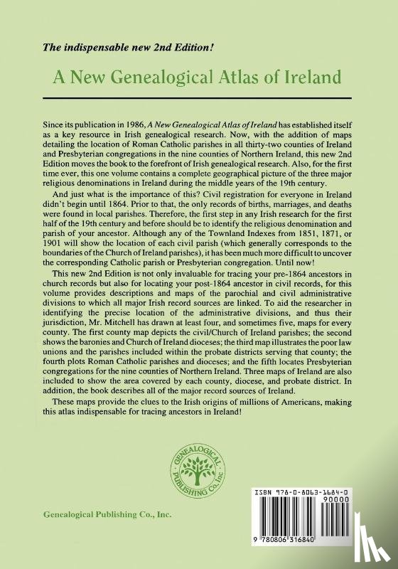 Mitchell, Brian - A New Genealogical Atlas of Ireland