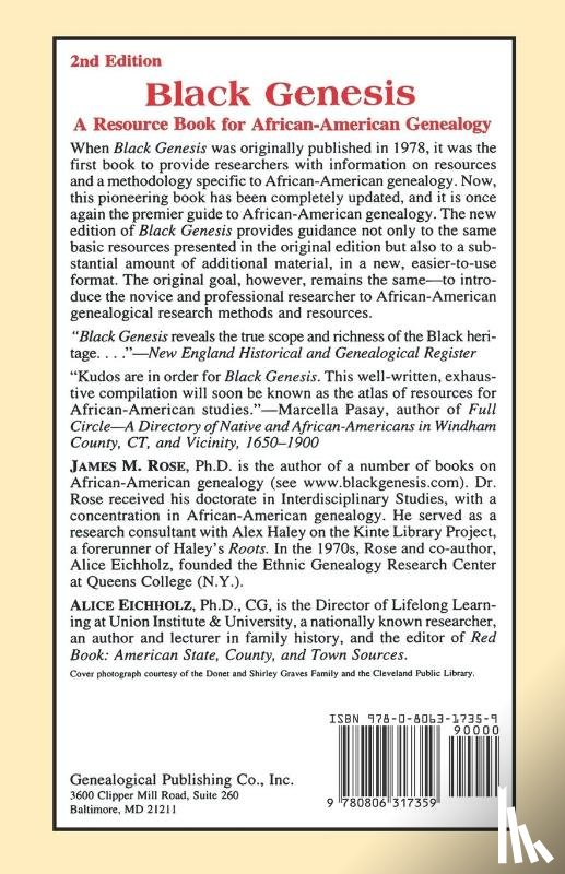 Rose, James M. - Black Genesis