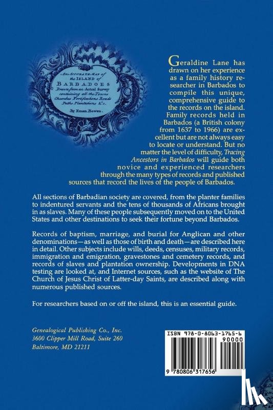 Lane, Geraldine - Tracing Your Ancestors in Barbados. A Practical Guide