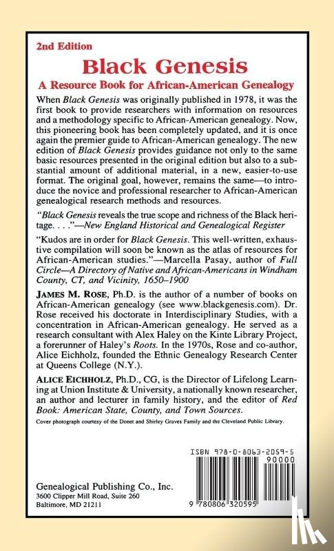 Rose, James M, Eichholz, Alice - Black Genesis