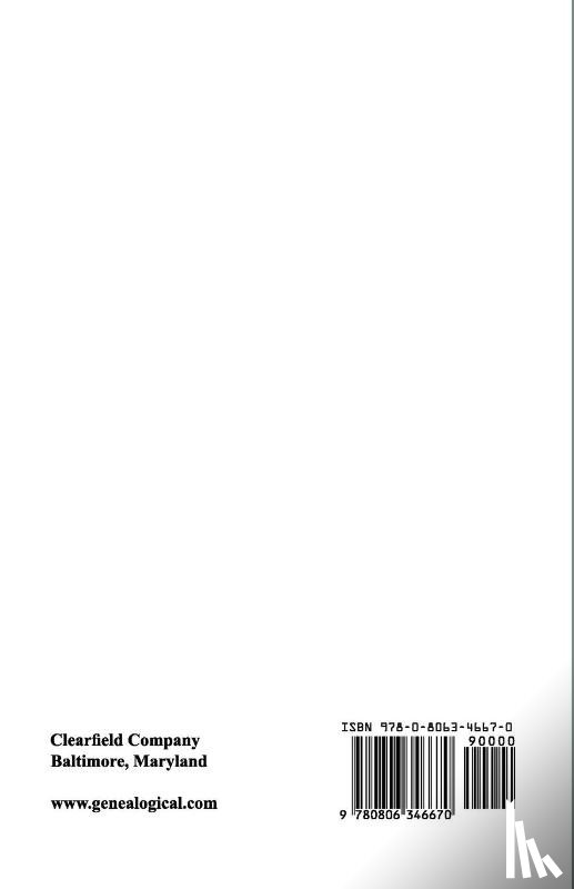 Woodruff, George C - Genealogical Register of the Inhabitants of the Town of Litchfield, Conn from the Settlement of the Town, A.d. 1720 to the Year 1800