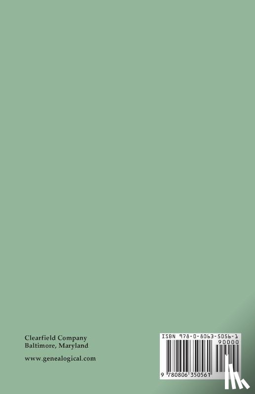 Cochrane, Laura C. - History of Caroline County, Maryland, from Its Beginning. Material Largely Contributed by the Teachers and Children of the County