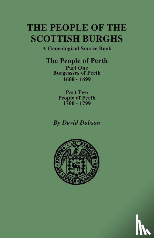 Dobson, David - People of the Scottish Burghs