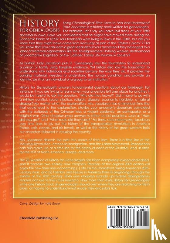 Jacobson, Judy - History for Genealogists Using Chronological Timelines