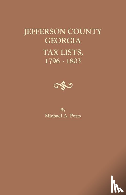 Ports, Michael A - Jefferson County, Georgia, Tax Lists, 1796-1803