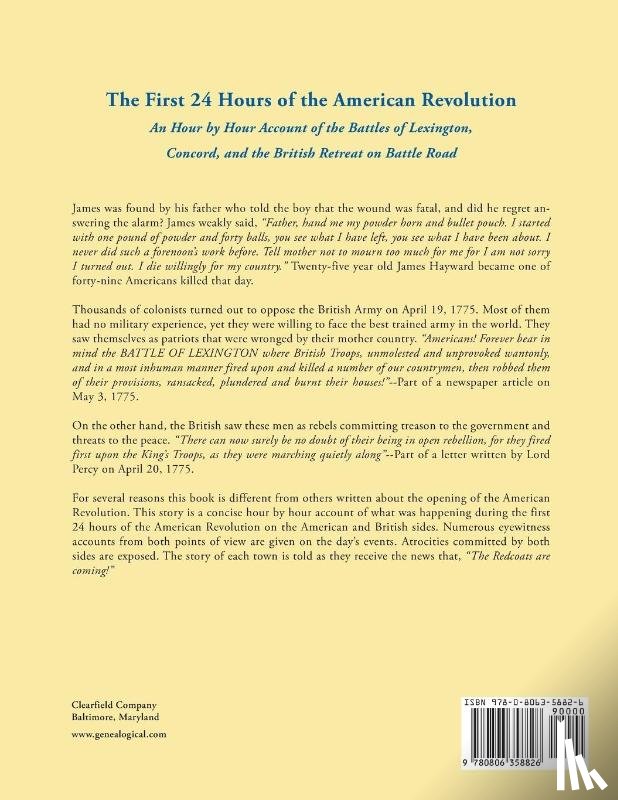Crowder, Jack Darrell - The First 24 Hours of the American Revolution