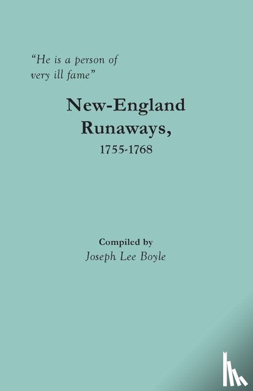 Boyle, Joseph Lee - He is a person of very ill fame