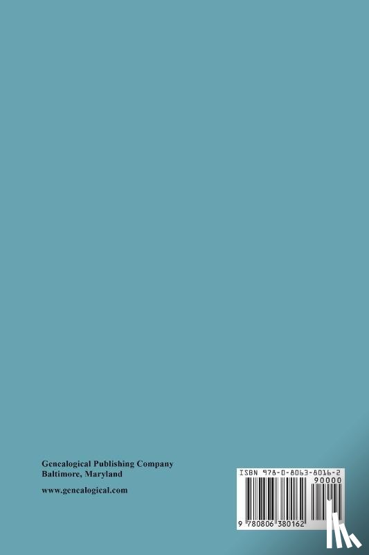 Passano, Eleanor Phillips - An Index of the Source Records of Maryland