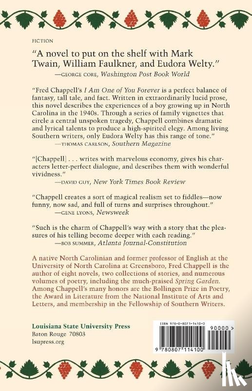 Chappell, Fred - I Am One of You Forever