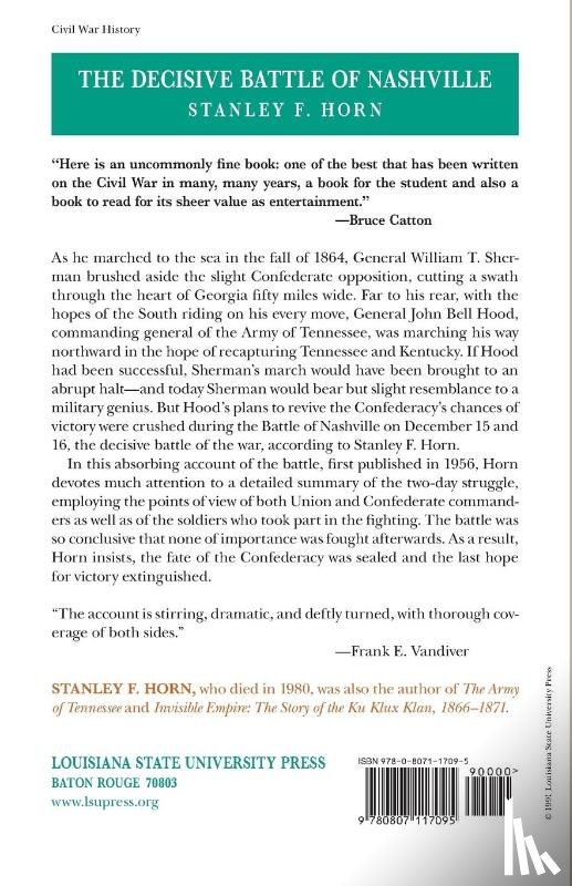 Horn, Stanley F. - The Decisive Battle of Nashville