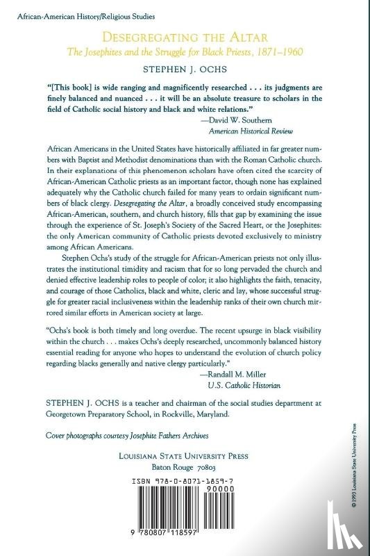 Ochs, Stephen J. - Desegregating the Altar