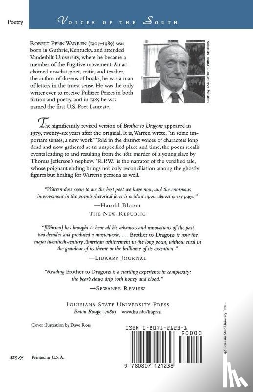 Warren, Robert Penn - Brother to Dragons