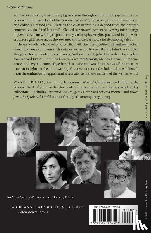  - Sewanee Writers on Writing