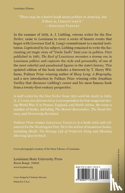 Liebling, A. J. - The Earl of Louisiana