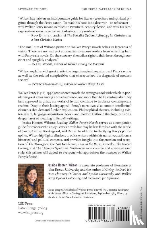 Wilson, Jessica Hooten - Reading Walker Percy's Novels