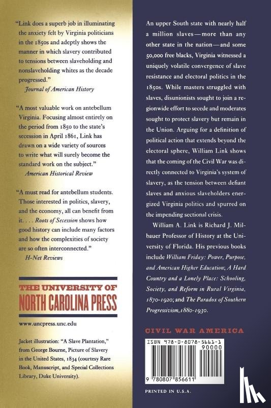 Link, William A. - Roots of Secession