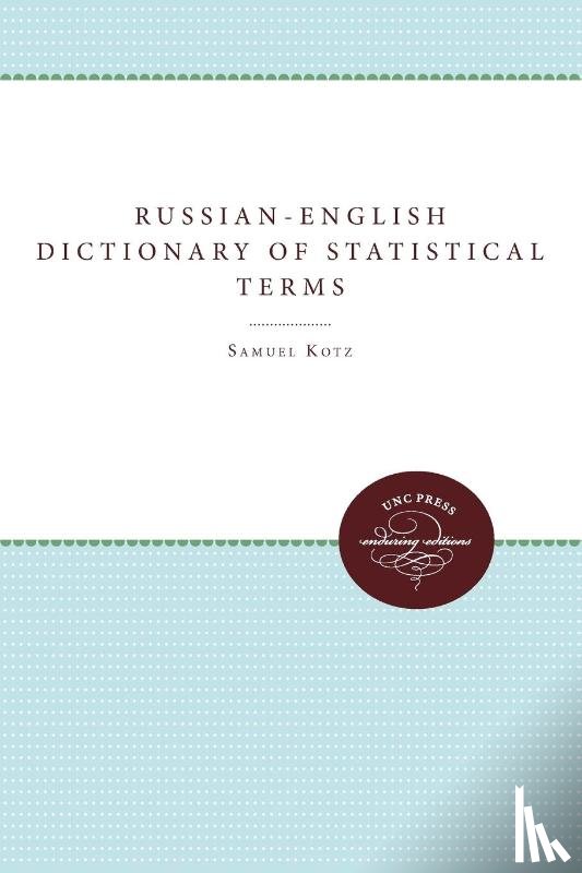 Hoeffding, Wassily - Russian-English Dictionary of Statistical Terms and Expressions and Russian Reader in Statistics