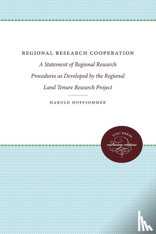 Hoffsommer, Harold - Regional Research Cooperation