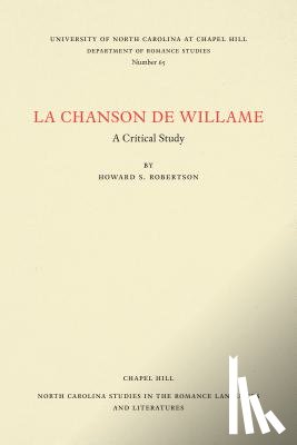 Robertson, Howard S. - La Chanson de Willame