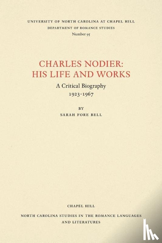 Bell, Sarah Fore - Charles Nodier