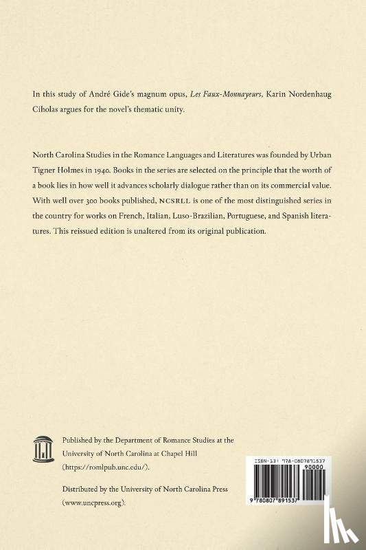 Ciholas, Karin Nordenhaug - Gide's Art of the Fugue