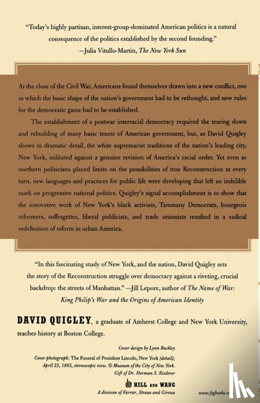 Quigley, David - Second Founding