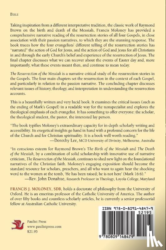 Moloney, Francis J - Resurrection of the Messiah