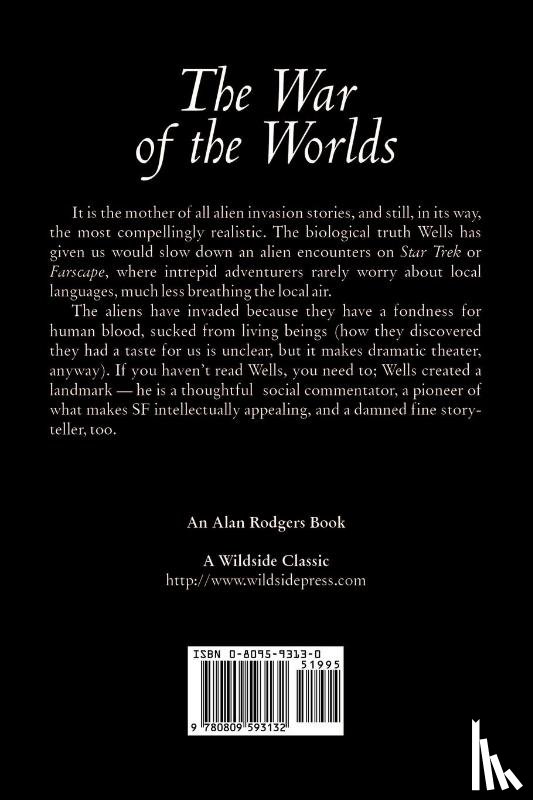 Wells, H. G. - The War of the Worlds by H. G. Wells, Science Fiction, Classics