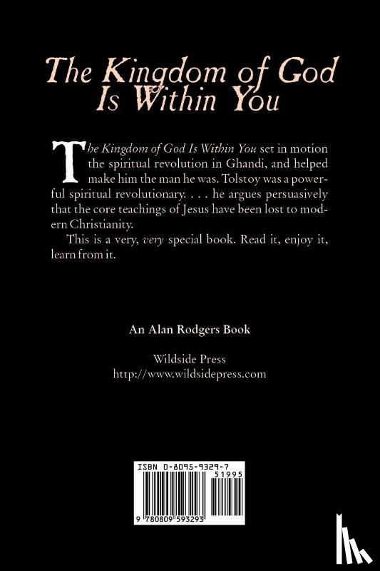 Tolstoy, Leo - The Kingdom of God is within You