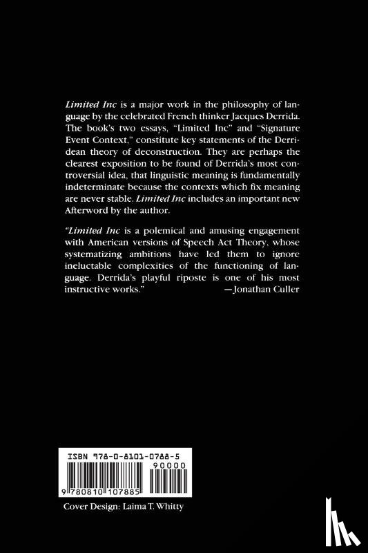 Derrida, Jacques - Limited Inc
