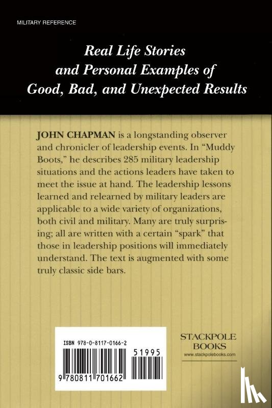 Chapman USA (Ret.), Maj. John - Muddy Boots Leadership