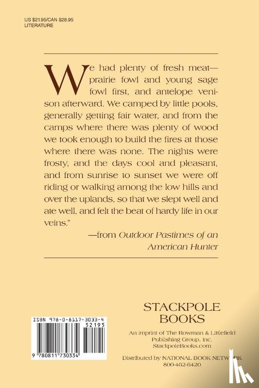 Roosevelt, Theodore - Outdoor Pastimes of an American Hunter