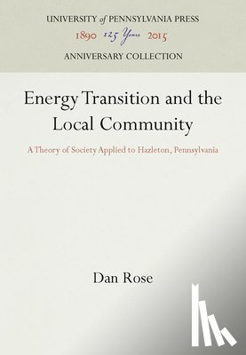 Rose, Dan - Energy Transition and the Local Community