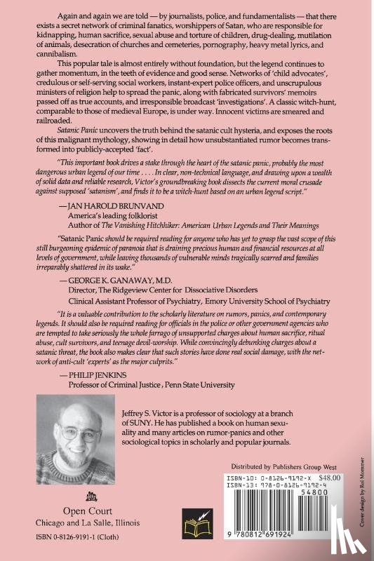 Victor, Jeffrey S. - Satanic Panic