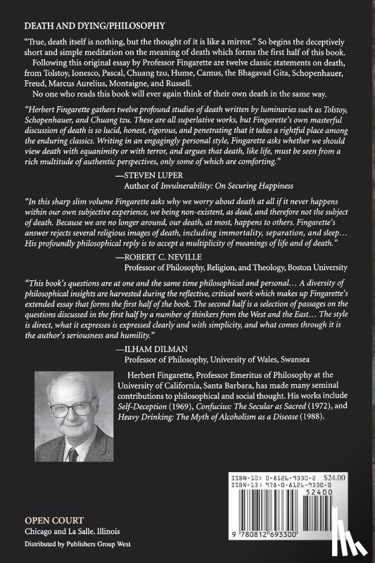 Fingarette, Herbert - Death