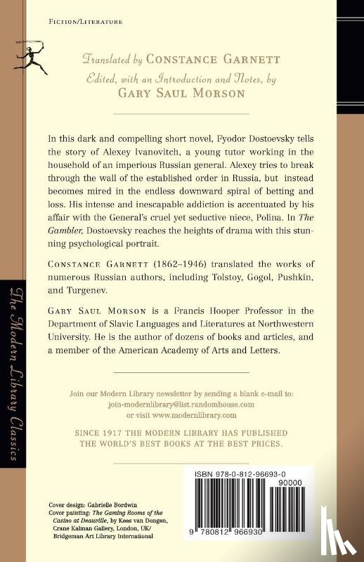 Dostoevsky, Fyodor - The Gambler