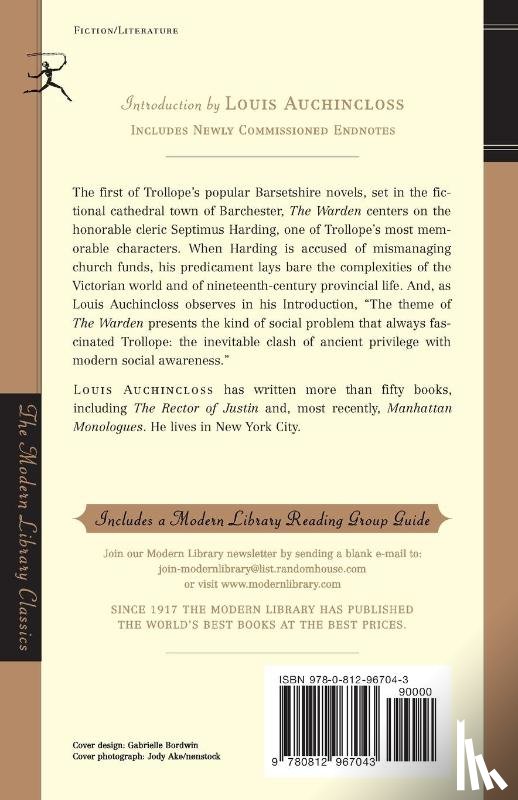 Trollope, Anthony - The Warden