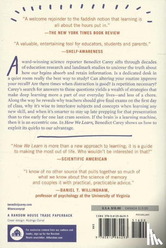 Carey, Benedict - How We Learn